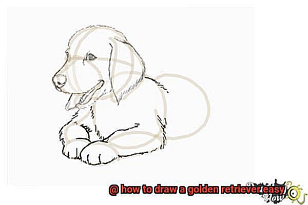 how to draw a golden retriever easy-3